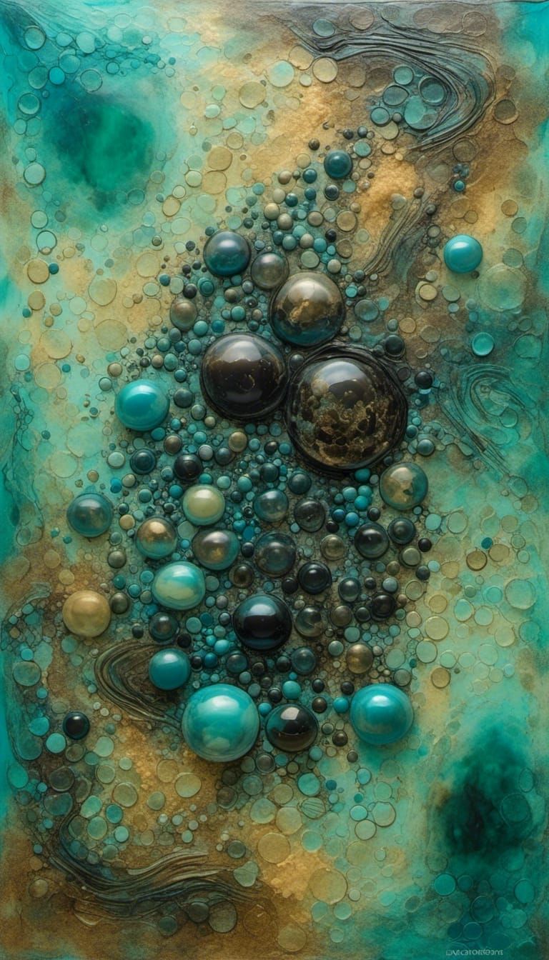 Friendly Xenomorph in Mystical Moirè Sculpture