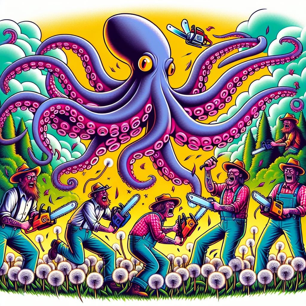 HillBilly Chainsaw Octopus Party
