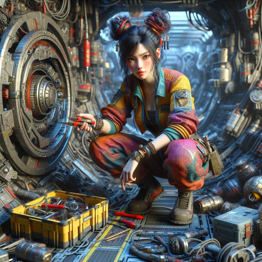 Astromechanic Girl