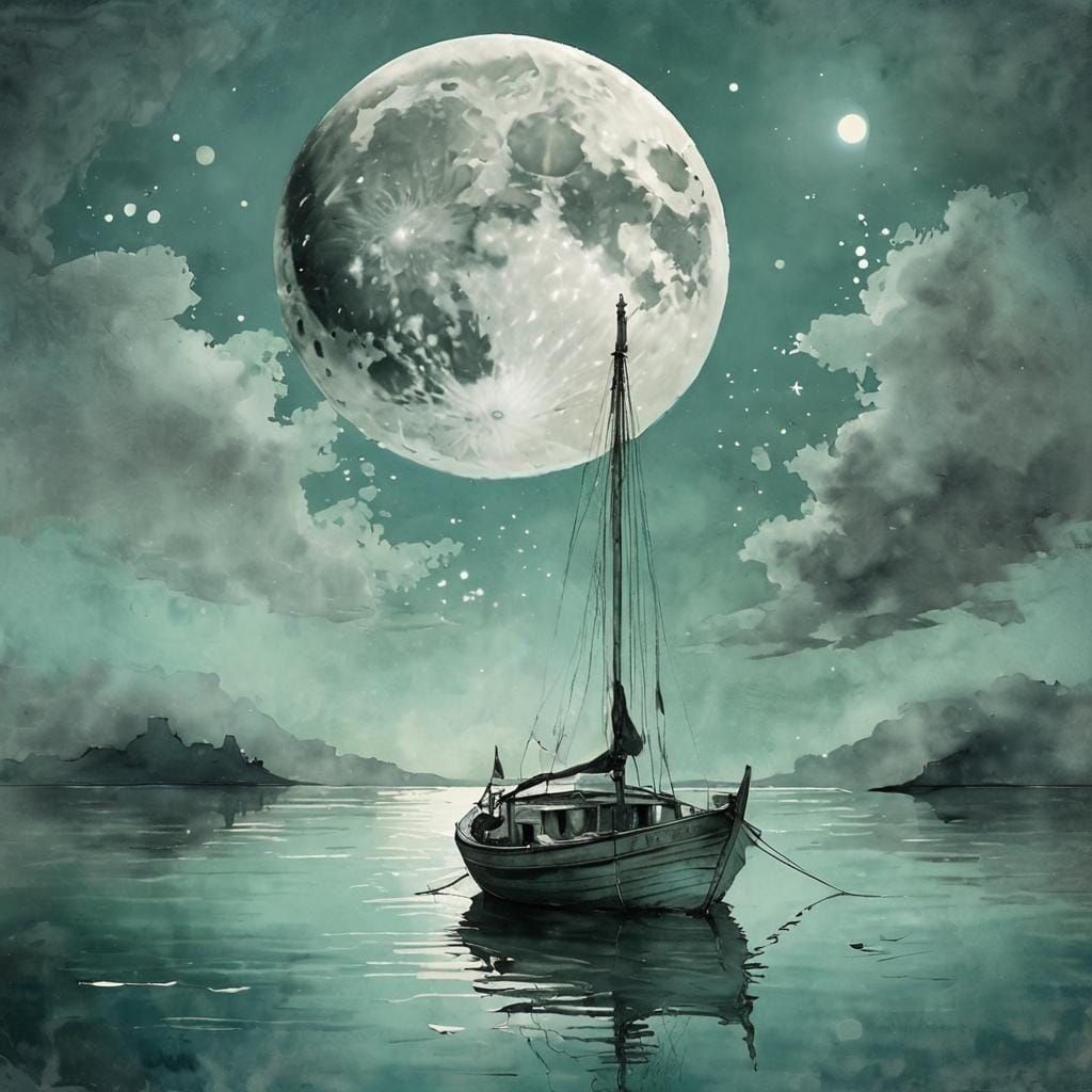 Drifting in turquoise dreams