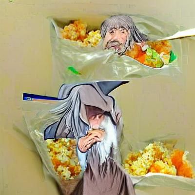 Anime Wizard Eating a Bag of Phalluses