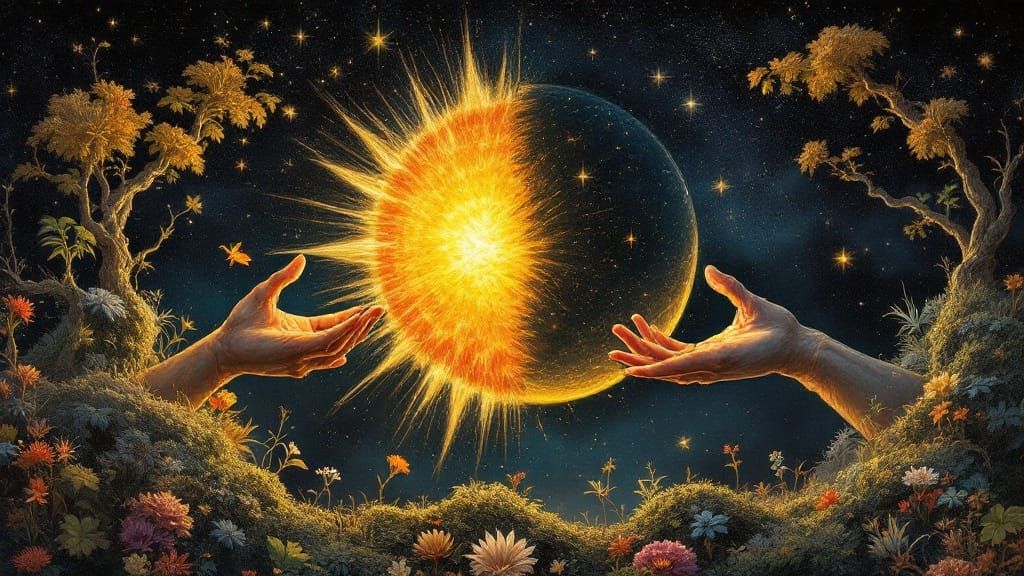 Sun and Moon Reach Across the Cosmos