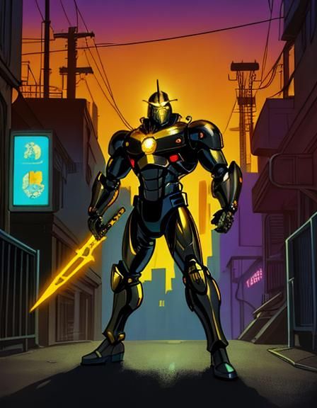 Cyborg in Yellow Suit: Mid-Century Comic Art