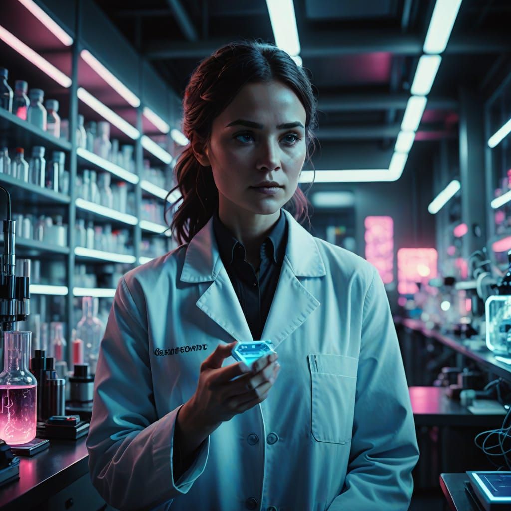 Surreal Future Medical Breakthroughs in Vibrant Digital Art