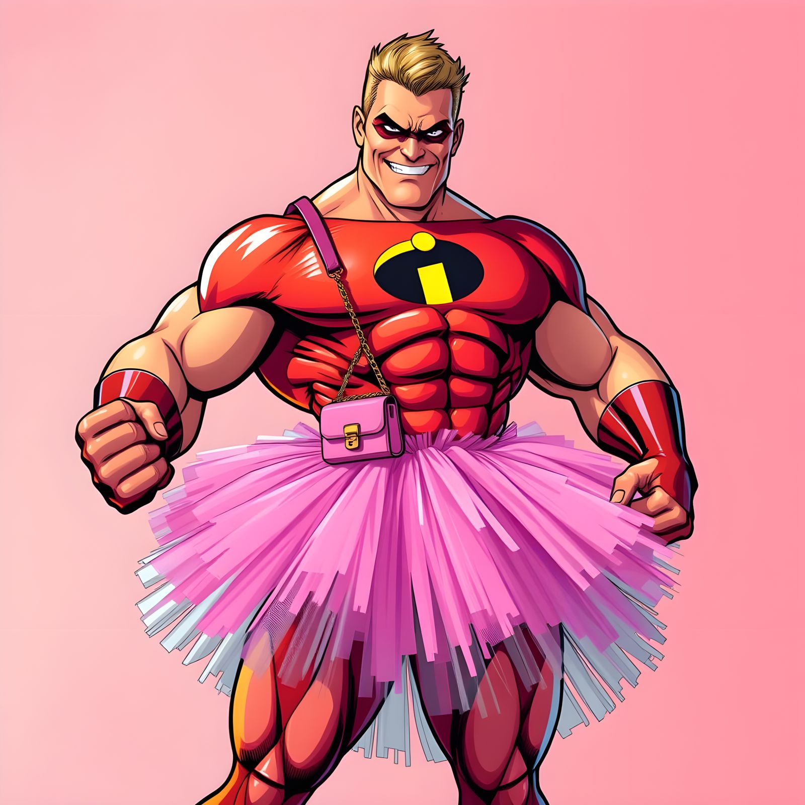 The Incredible in a Pink Tutu