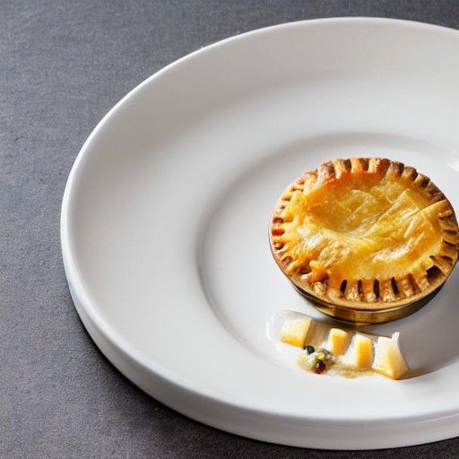 Michelin Star Scottish Meat Pie, Food Photography