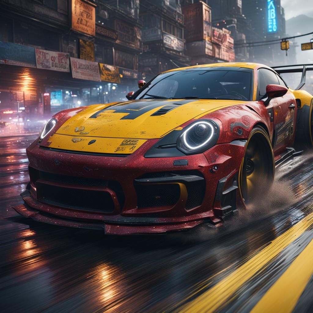 Fantastical Need for Speed Matte Painting