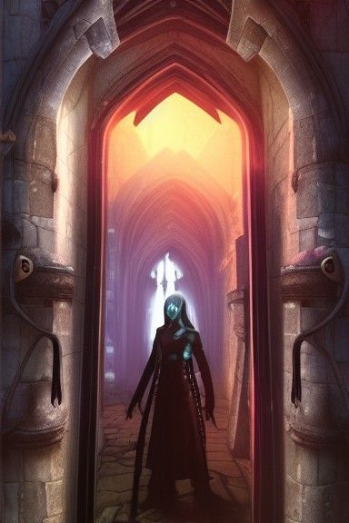 Gothic Dungeon Environment Concept Art