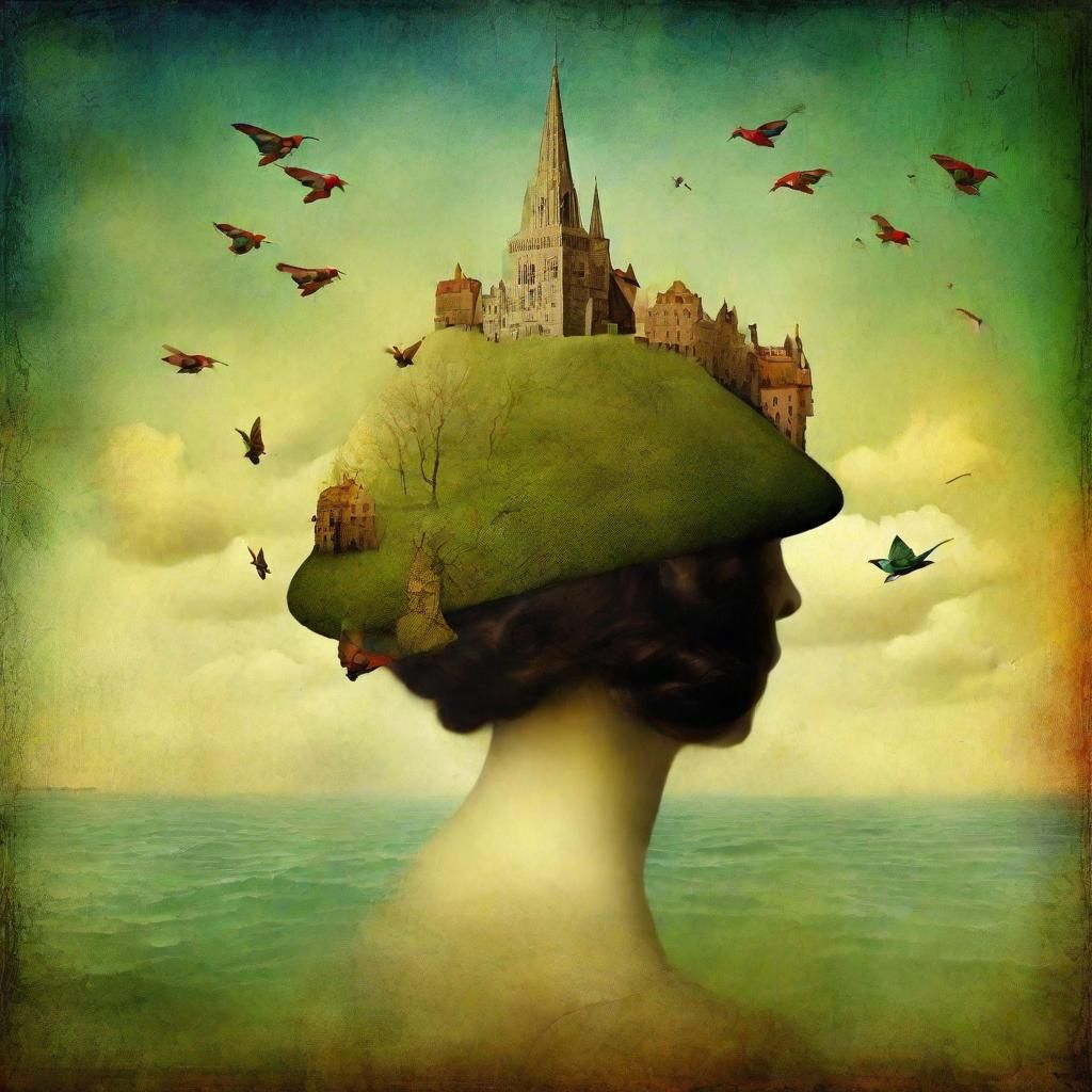 Psychedelic Dreamscape: A Surreal Digital Artwork