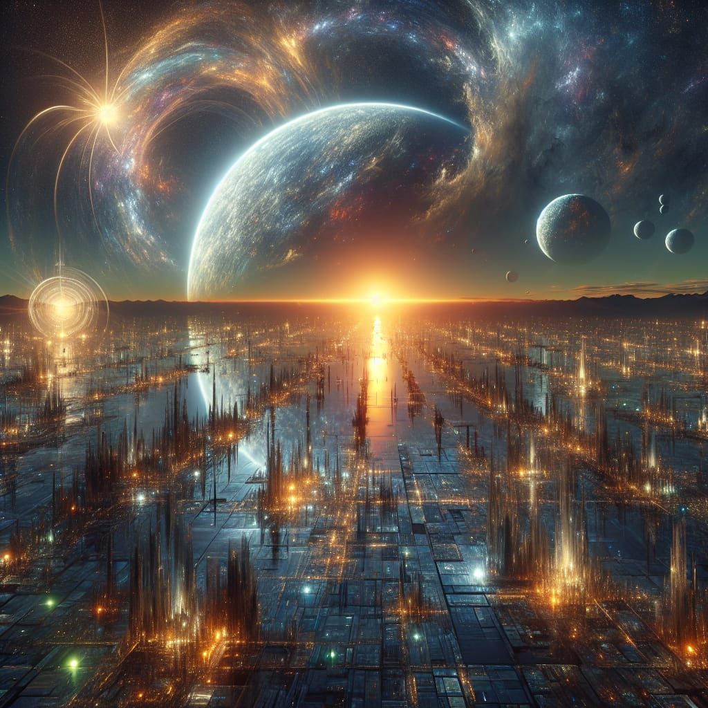 Setting Light From a Distant Sun & Glassgrown Alien Satellites