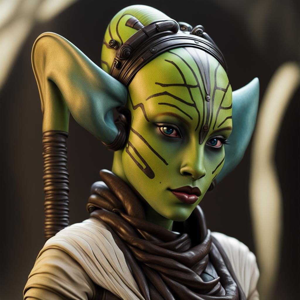 Star Wars Twi'lek Girl: High-Quality Detailed Photograph