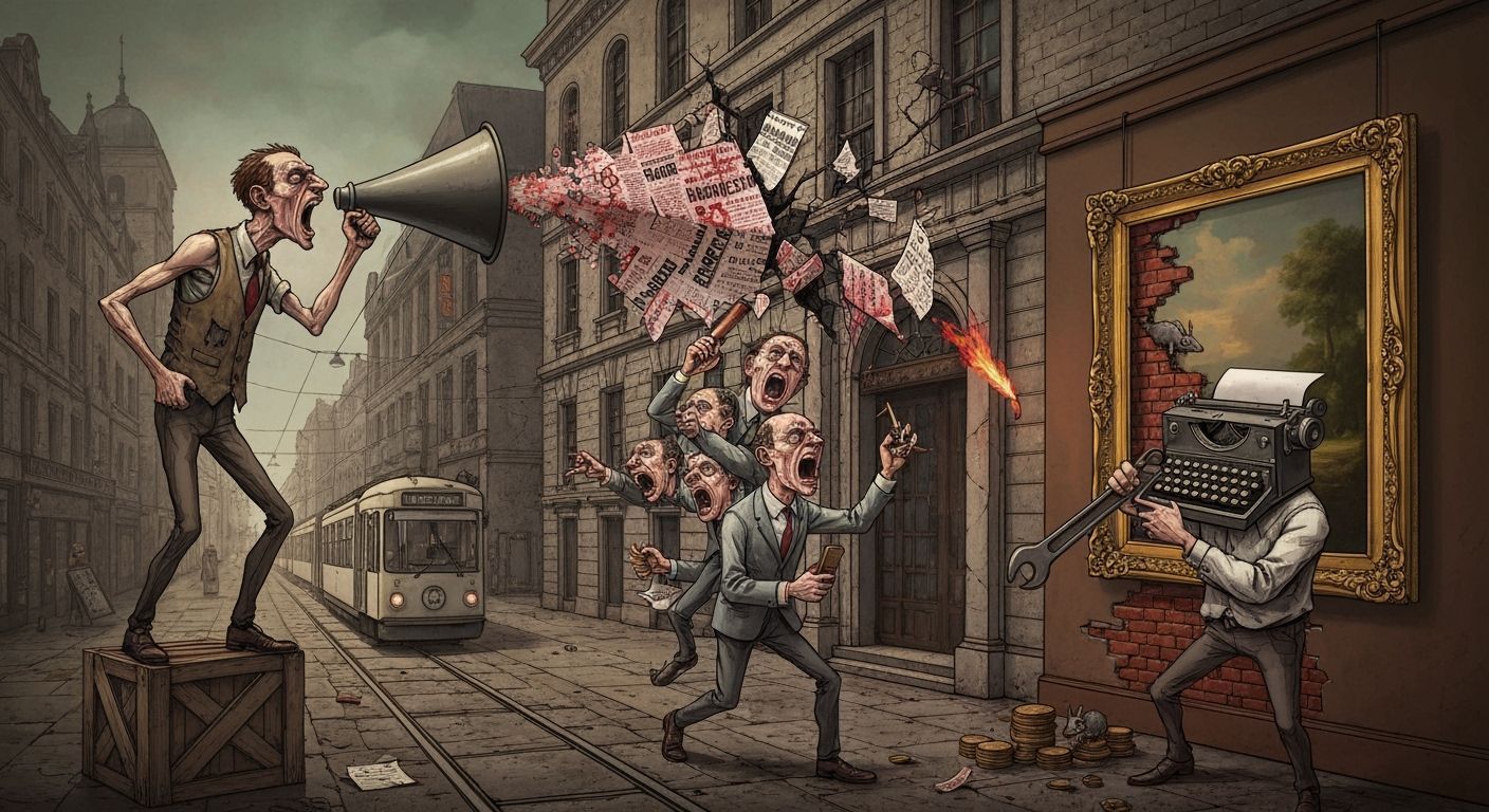 Dada Satire of Revolutionary Protest