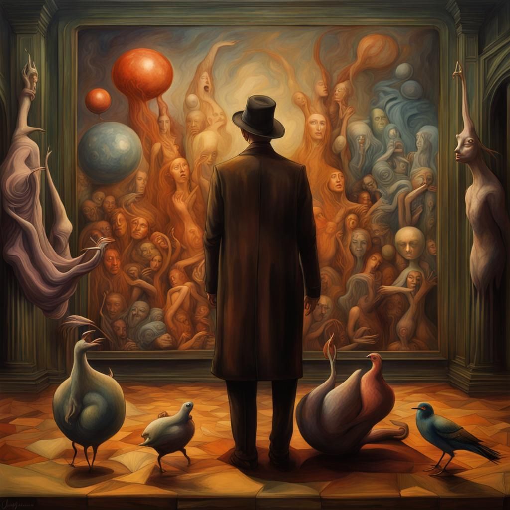 Dreamlike Movements in Surrealist Dark Fantasy