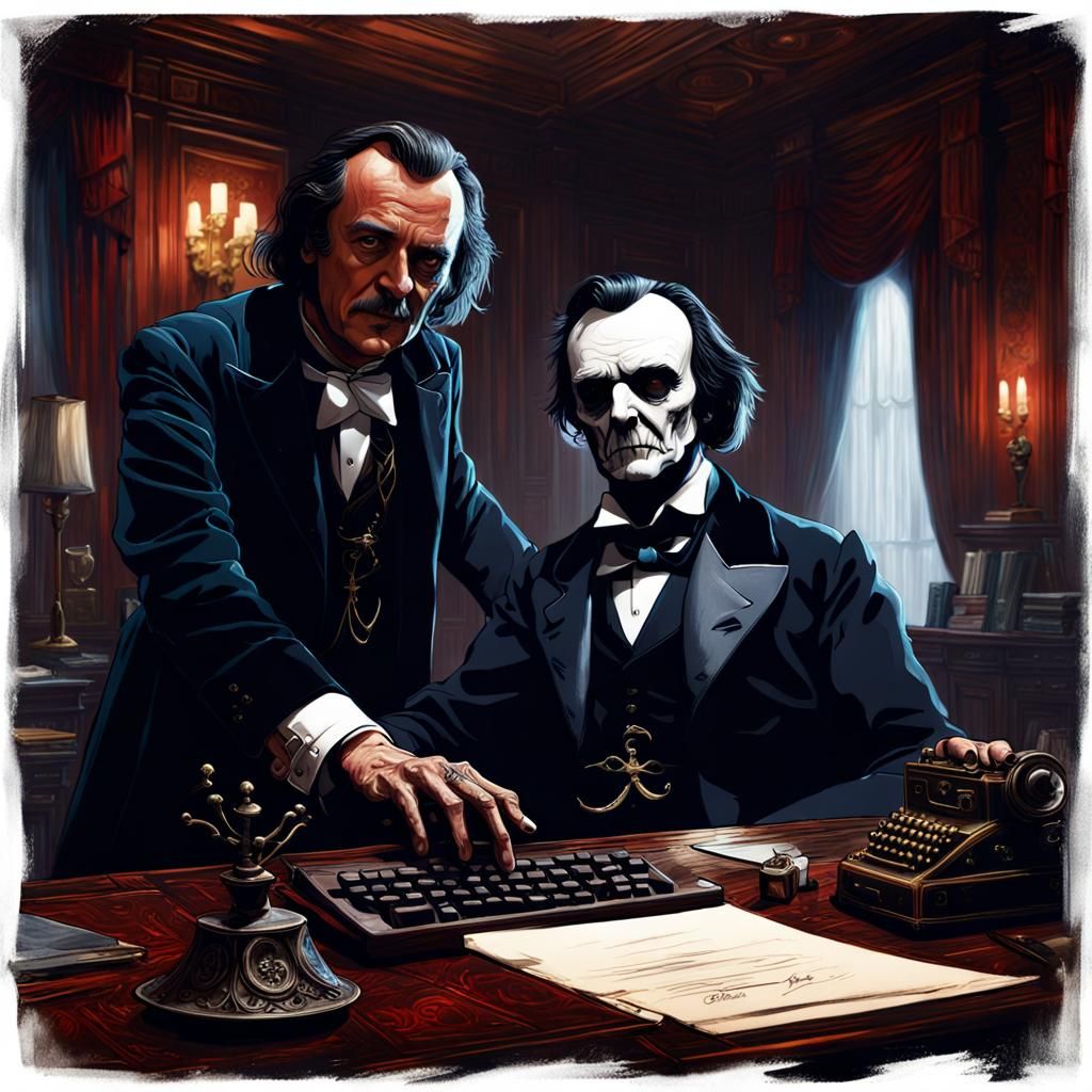 Shining Art: Torrance and Poe in Overlook Hotel