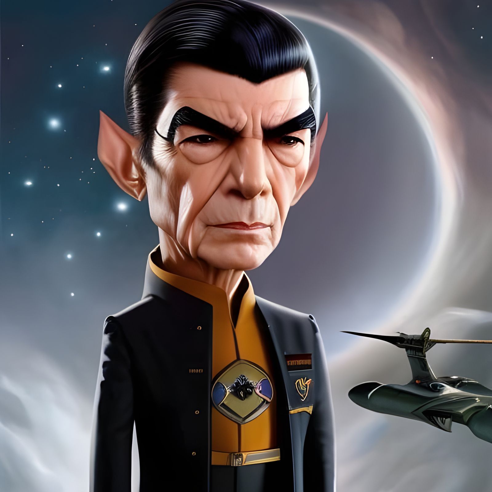 Spock visits the Thunderbirds