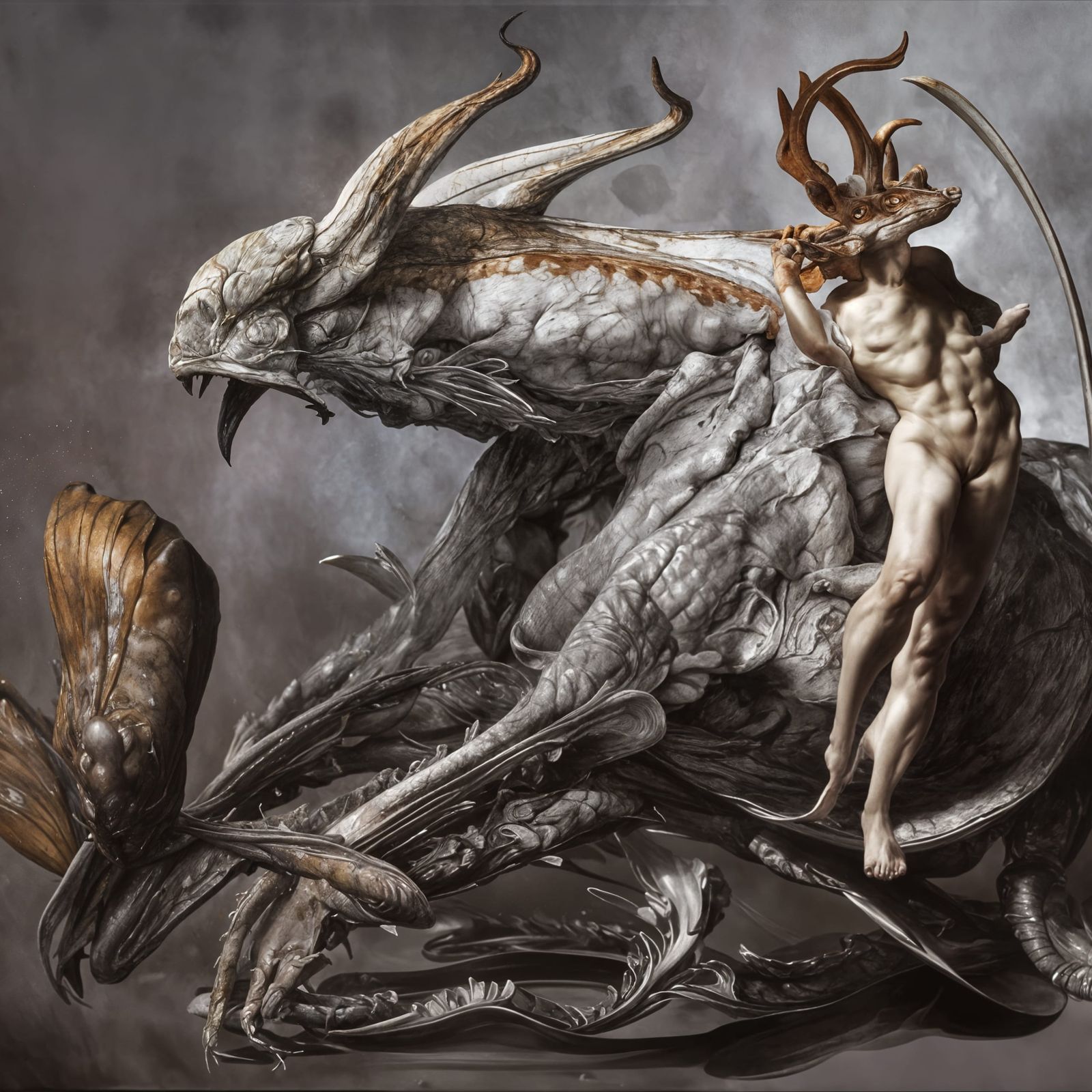 Painting at Bistro BIzzarro...