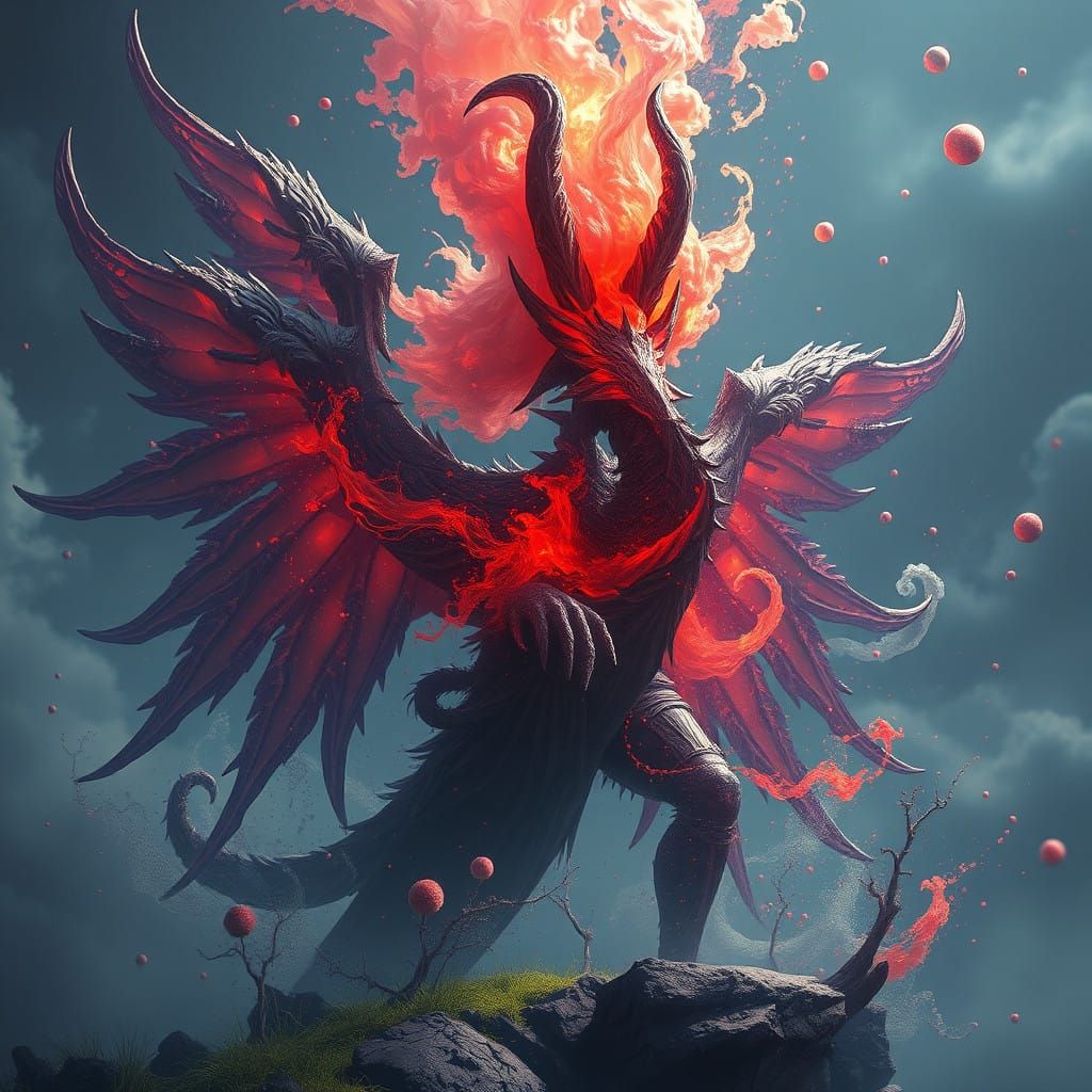 Ethereal Fantasy Realm in Vibrant Colors