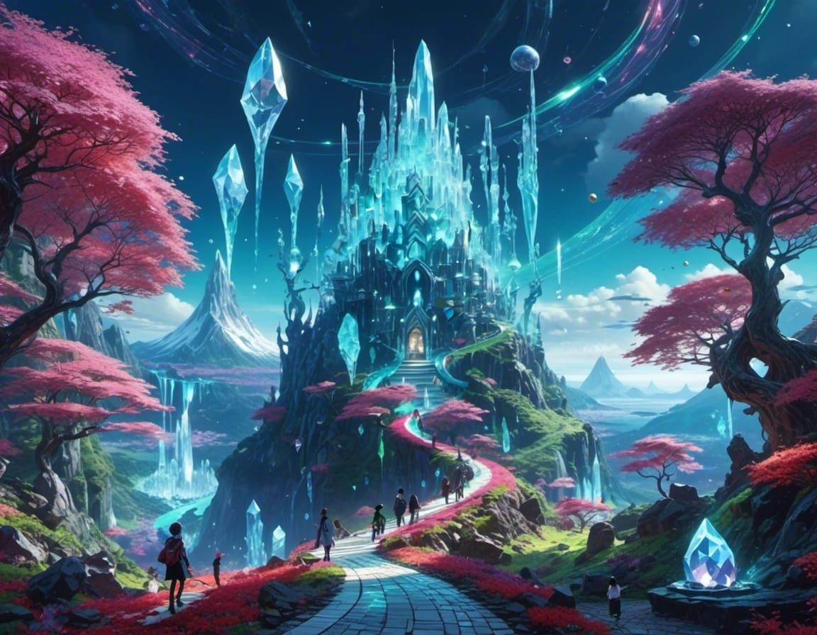 path to the crystal mountain