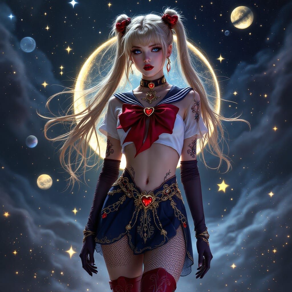 Gothic Sailor Moon in Starry Wonderland