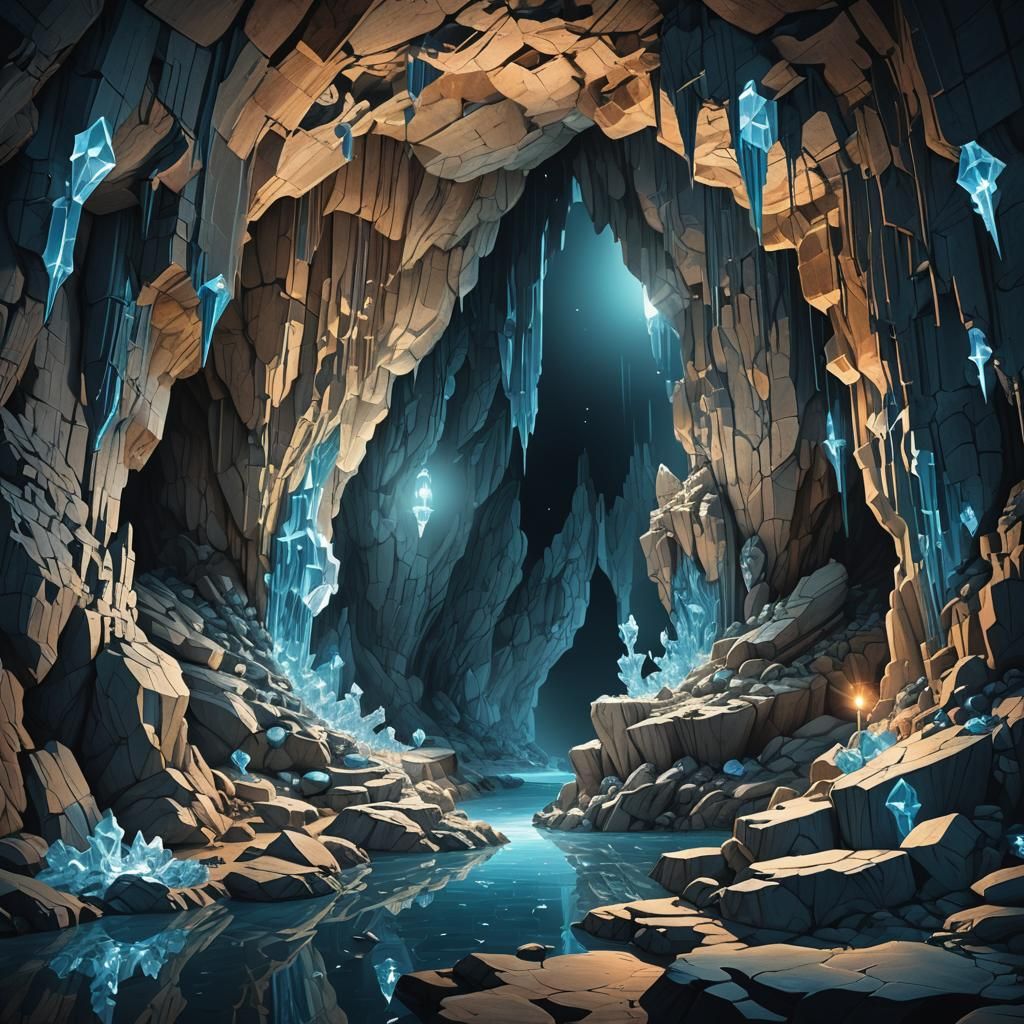 Surreal Portal Mirrors Dreamlike Realm as Digital Painting