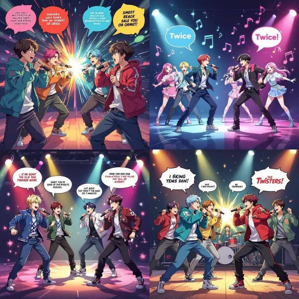 BTS and Twister in a Singing Duel