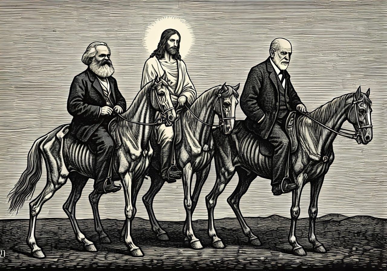 Three Horsemen of the Thought Apocalypse Ride Together in Du...