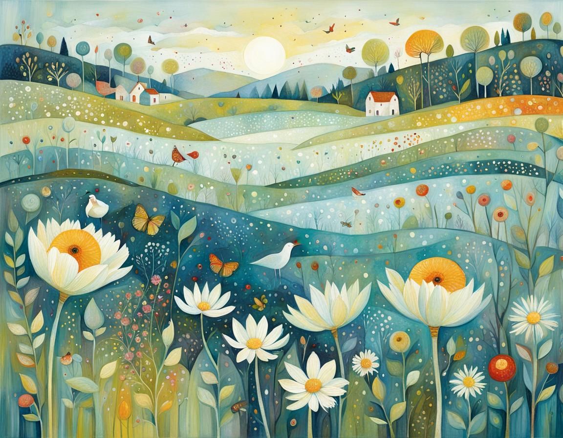 AI Portrait Inspired by Three Artists