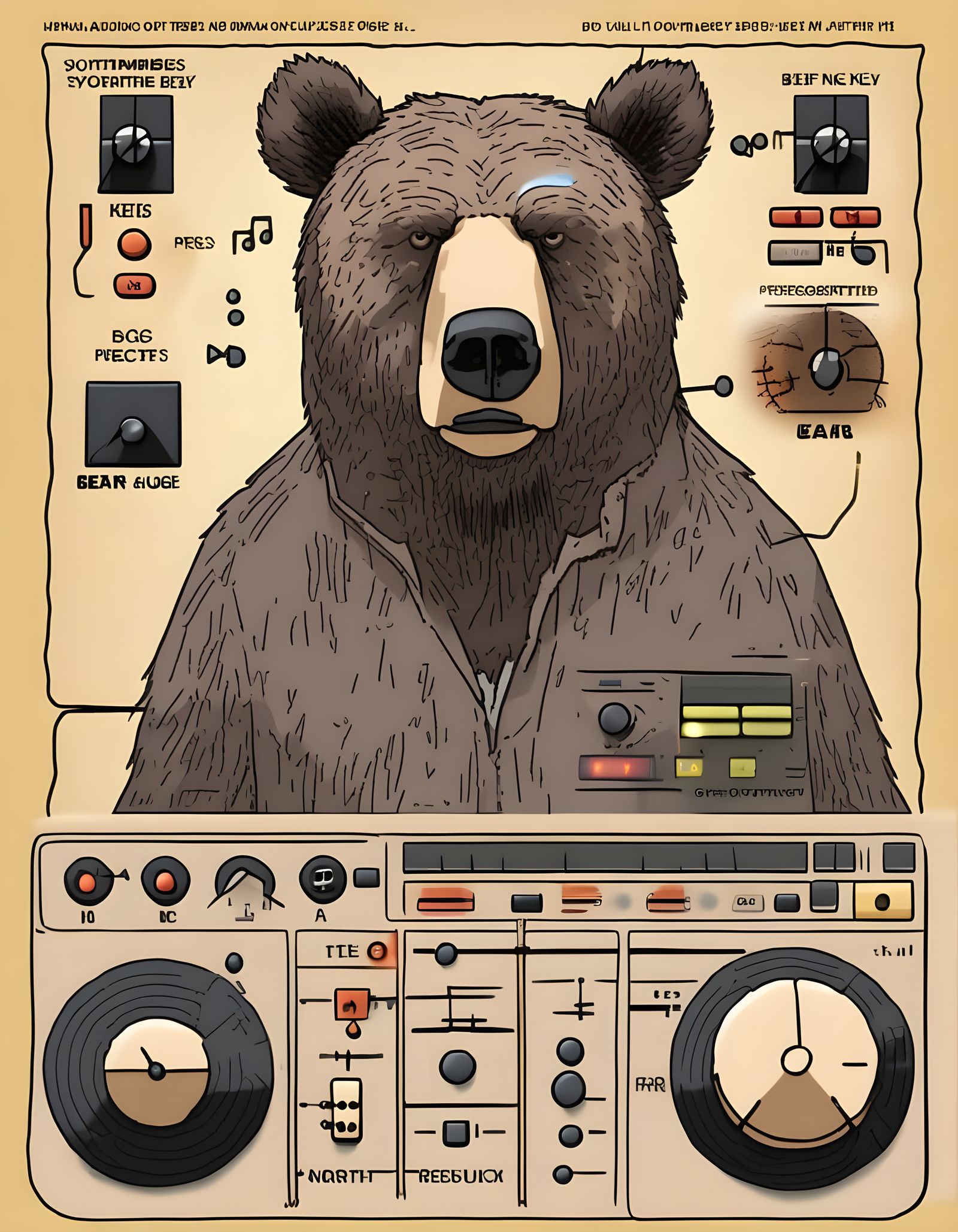 Teddy Bear Synthesizer Plays the Sounds of Aging