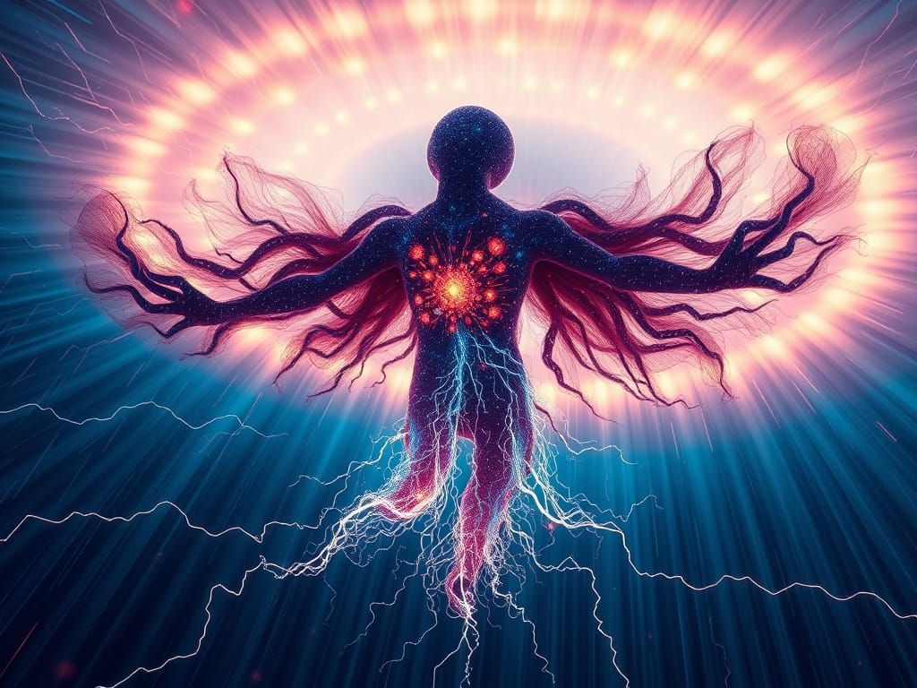 Magnetic Entity in Ferrofluidic Storm