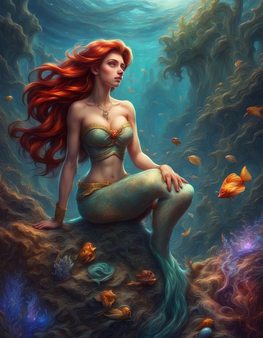 Breathtaking Portrait of Ariel on Artstation