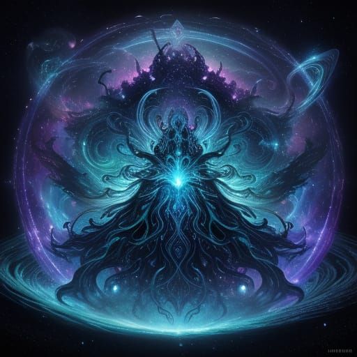 Magical Creatures Emerge from Cosmic Nebula