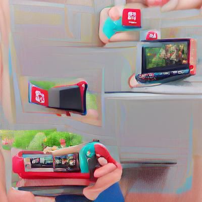 Nintendo Switch Console Illustration
