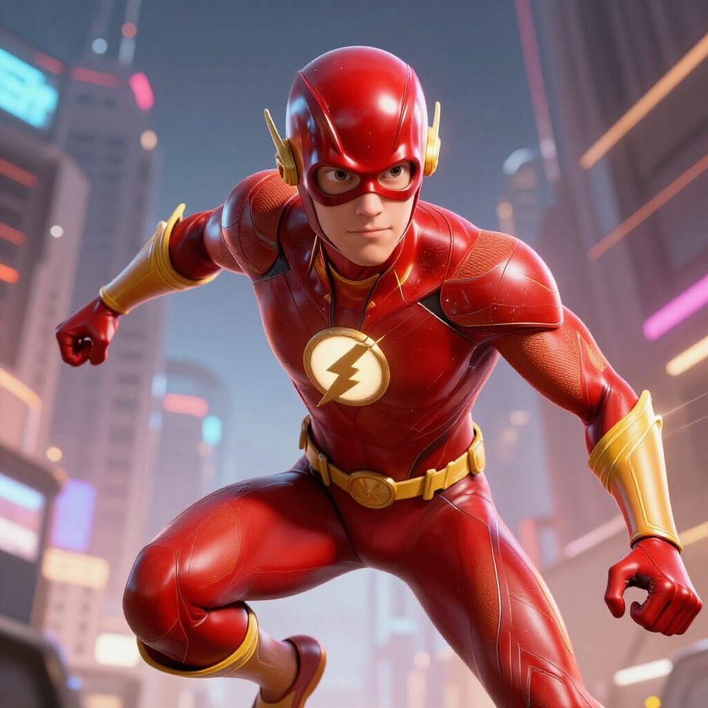 Flash Boy: Dynamic 3D Anime Comic Hero