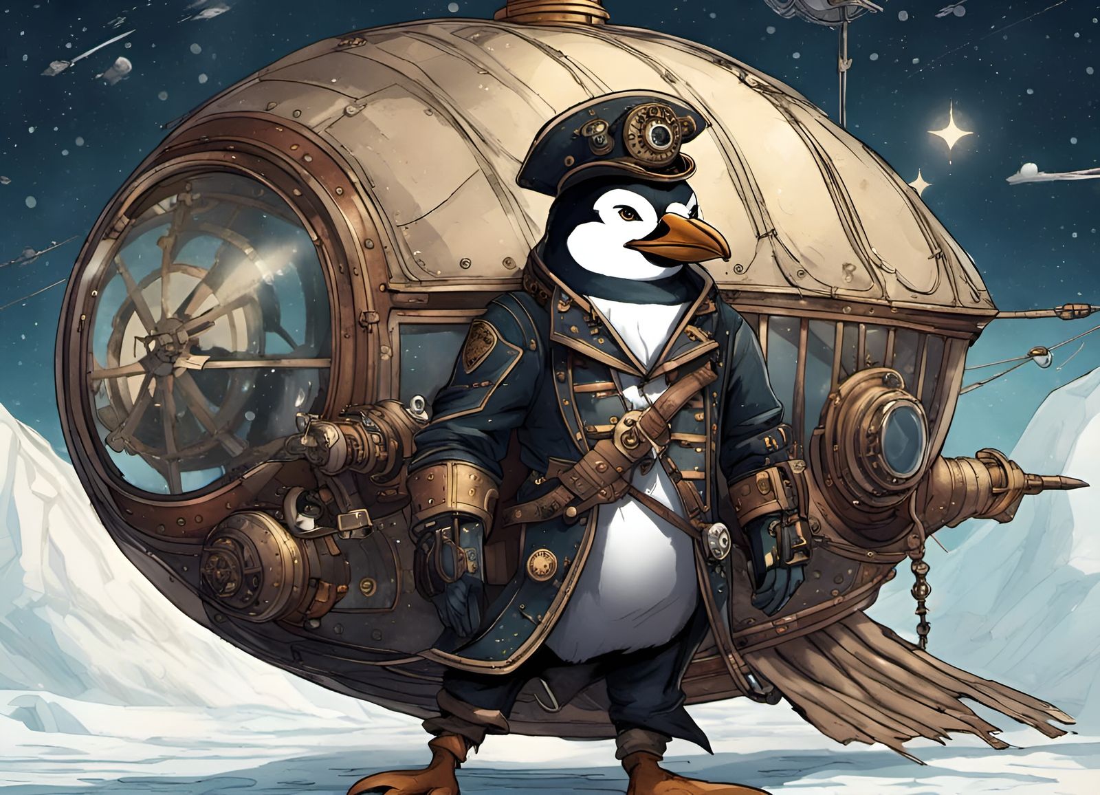 Clockwork Corsair of the Frozen North