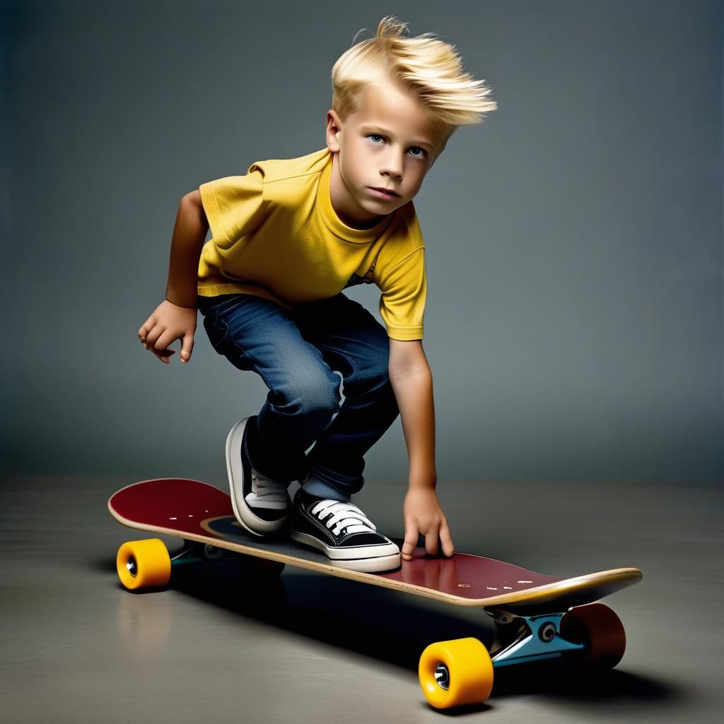 Hyperrealistic Bart Simpson Portrait