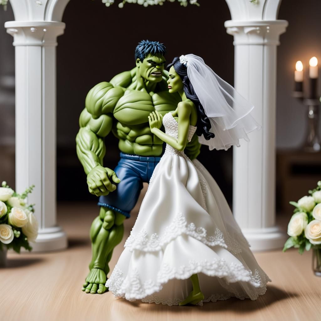 Mr & Mrs Hulk action figure