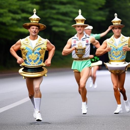 Ornate Teacup Kings Run Marathon