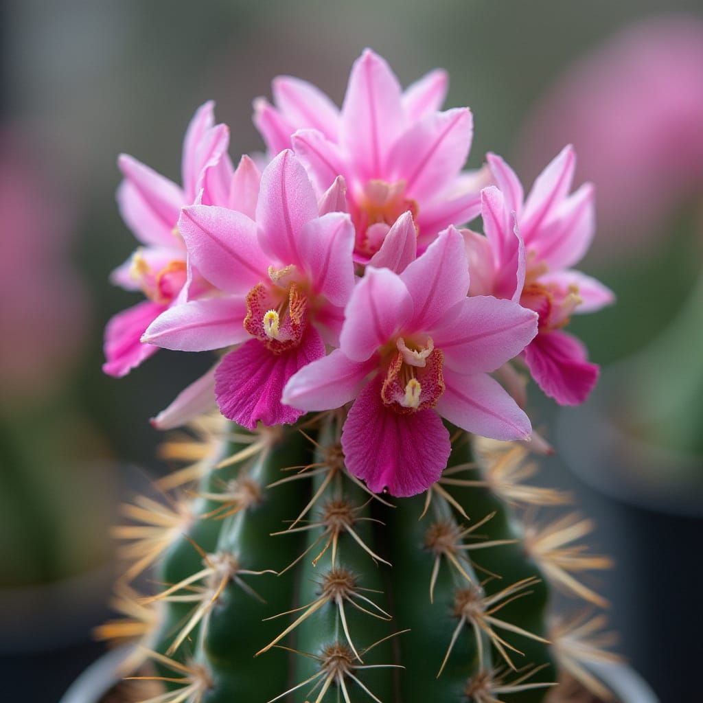 Orchid Cactus: A Delicate Dance of Petals