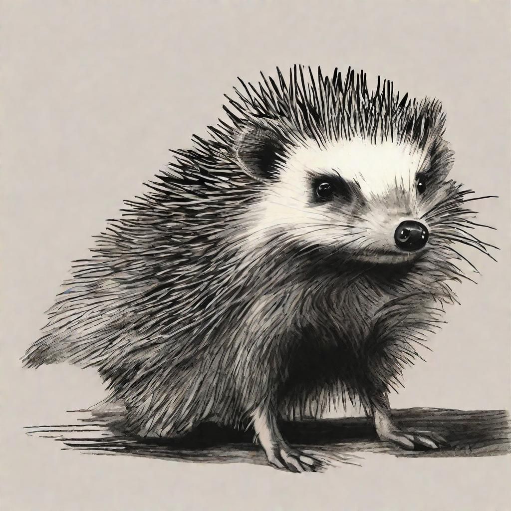 Hedgehogs in the Style of Classic Masters