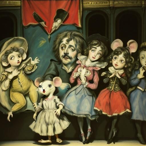 Puppet Theatre Play Inspired by Goya and Chagall