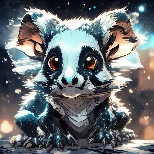 People Visit Alien Zoo in Science Fiction Digital Art