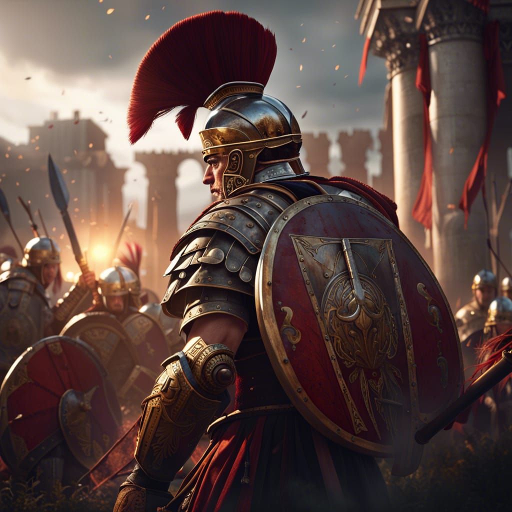 Epic Battle: Roman Centurions vs Germanic Warriors