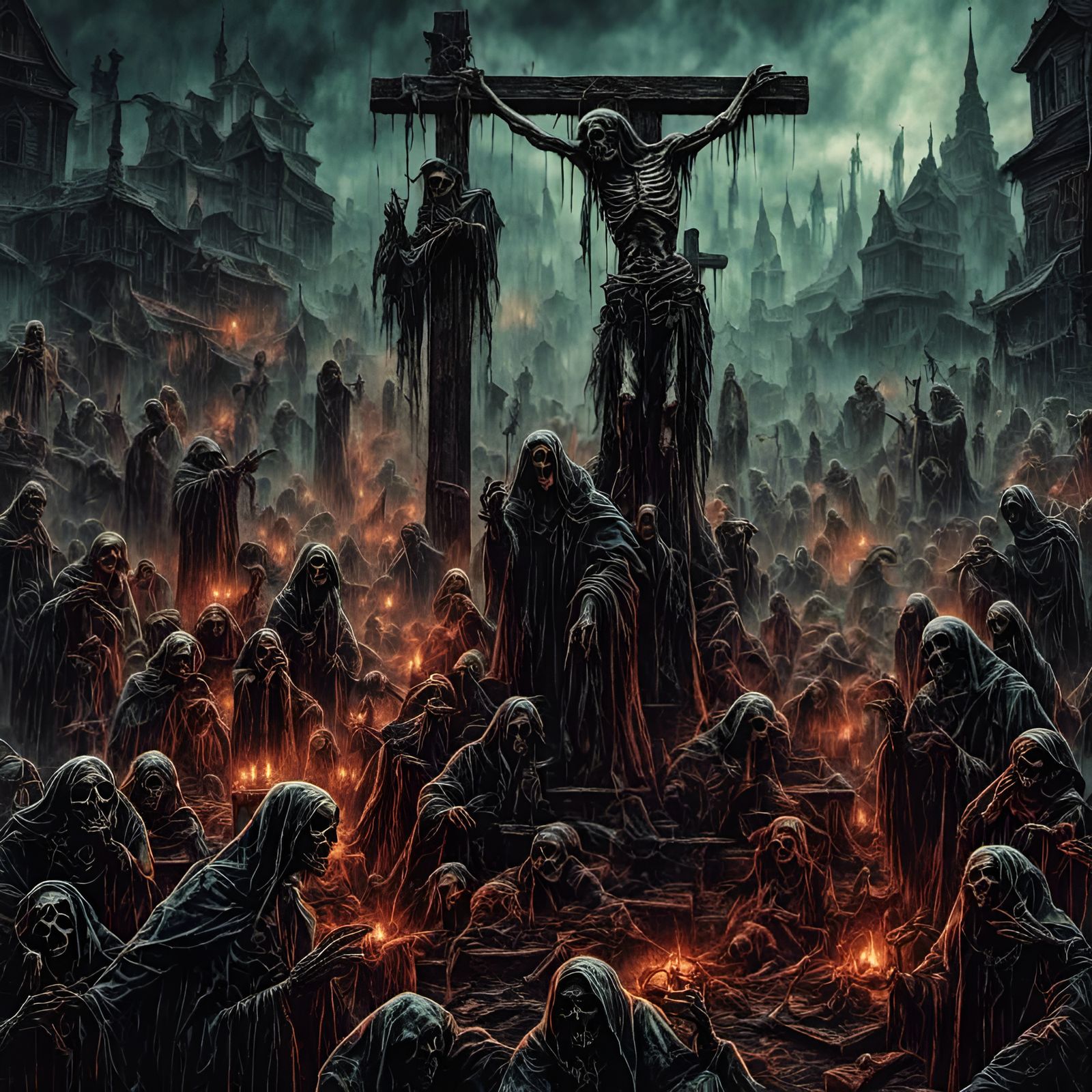 Jesus Nailed by Zombie Priests: Psychedelic Horror