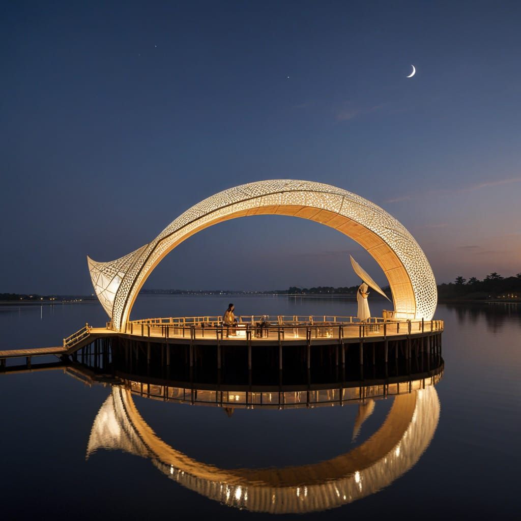 Moonlit Bamboo Sanctuary