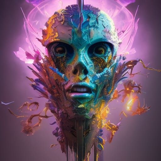 Dark Fantasy Warrior in Intricate Armor