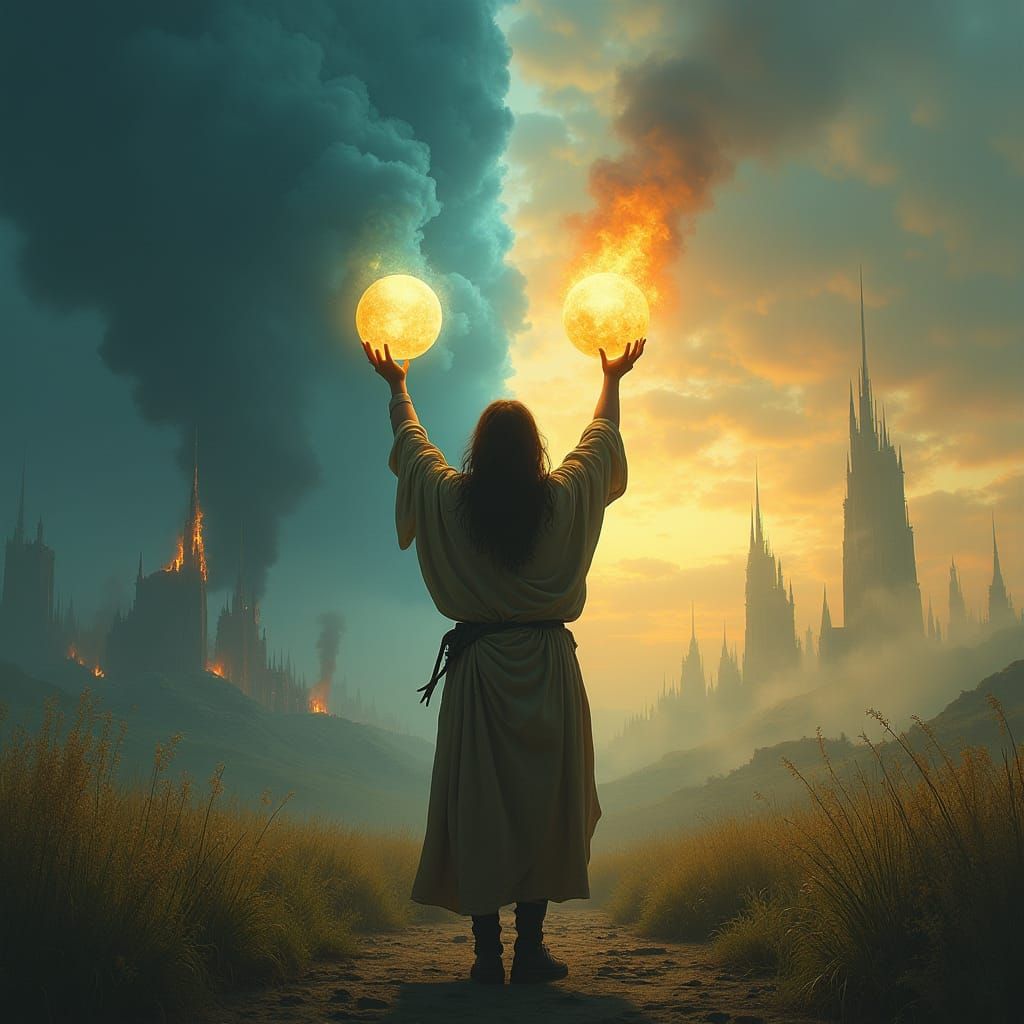 Dichotomous Landscape: Hope and Sorrow in Hyperrealism