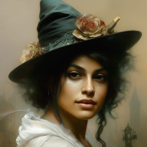 Jessie Reyez as a Hyperrealistic Witch