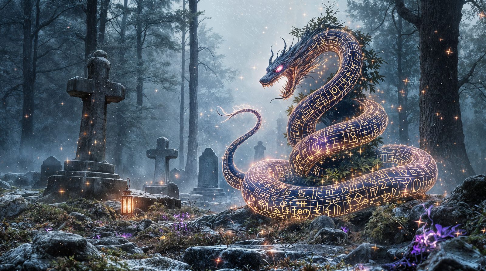 Spectral Serpent of the Forgotten Graveyard