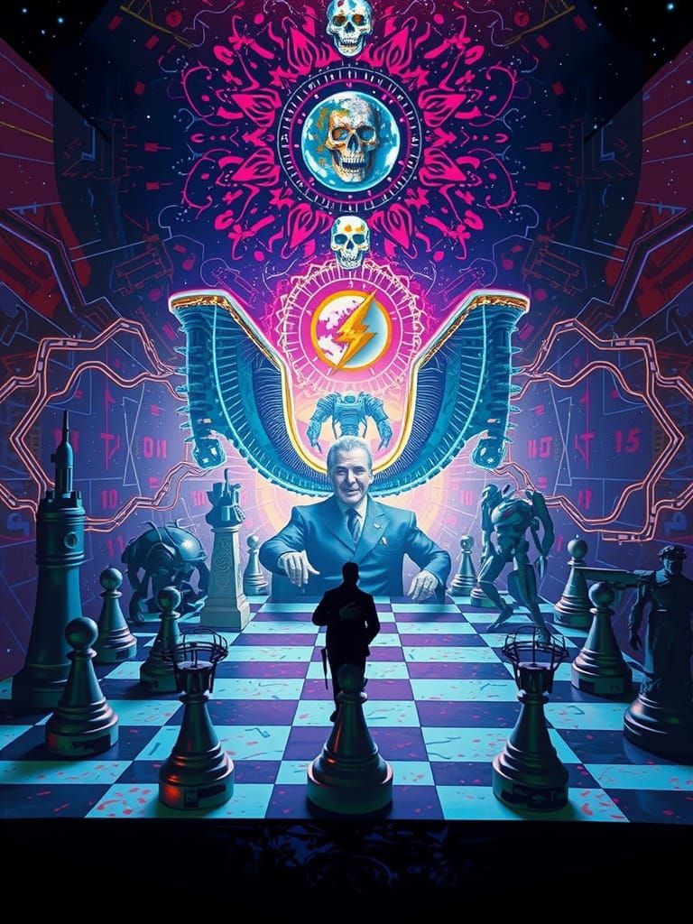 The pimp of life meets the broker of death while waging war ...