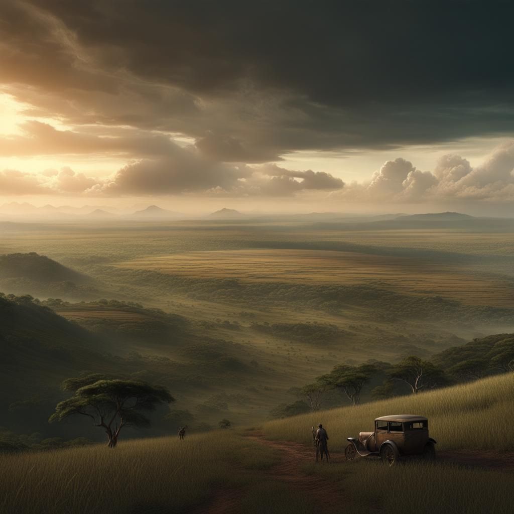 Epic Brazilian Plains Digital Matte Painting